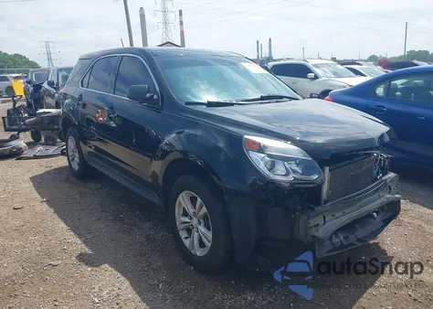 2017 Chevrolet Equinox Ls из США, поврежденный, VIN 2GNALBEK3H1589165